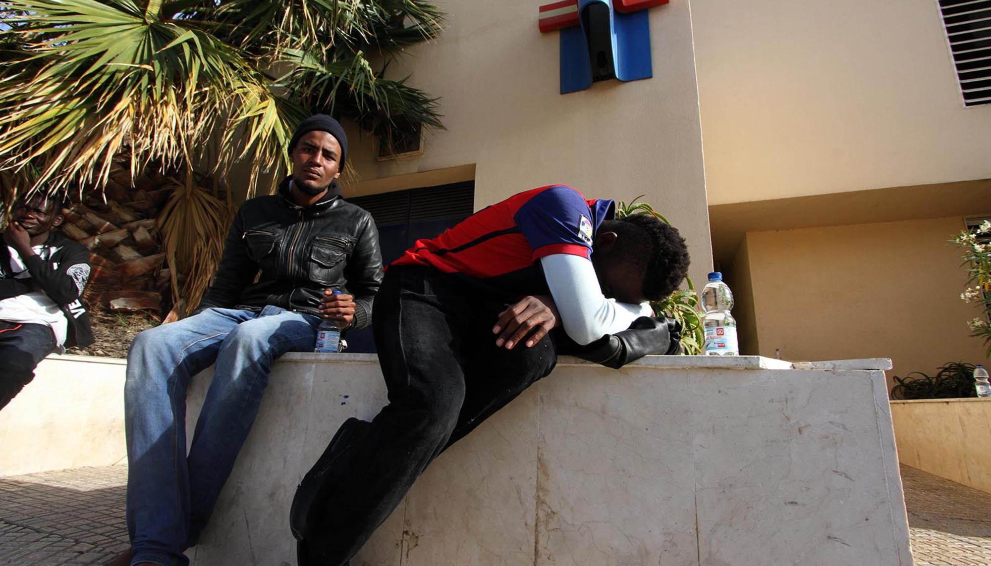 Migrantes en Melilla